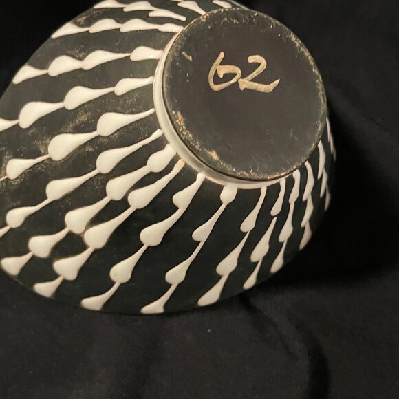 Scandinavian Mid Century Modern Design Ceramic Bowl Dipping Bowl Candy Bowl GUC - Picture 8 of 14